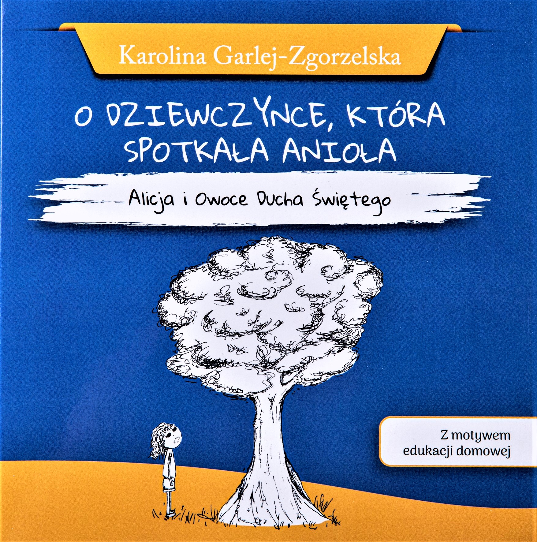 O dziewczynce, która spotkała anioła okładka