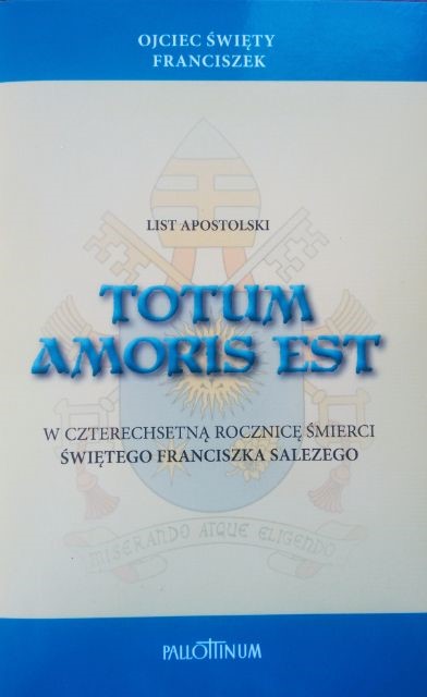 Totum amoris est. List apostolski okładka